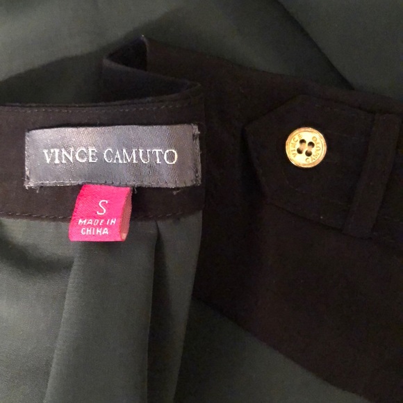 •Vince Camuto• green & black blouse EUC!! - Picture 6 of 8